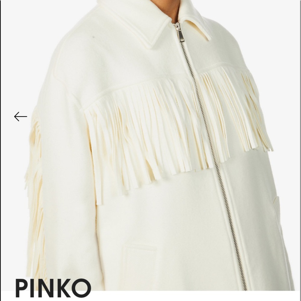 ISO PINKO risolatte fringe jacket